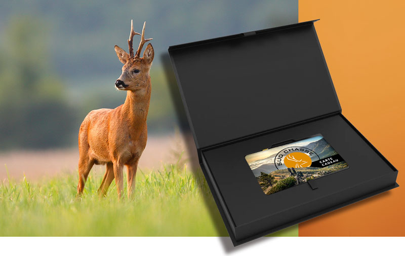 <i>Pour 1 chasseur</i><br><b>Brocard en tir d'été dans le Gers</b><br><i>L'offre inclue</i><br>- 2 jours de chasse guidée.<br>- La location d'une arme durant le séjour<br>-La taxe de prélèvement pour 2 brocards.<br>- La pension complète pour 2 nuits en chambres d'hôtes.<br><em>1540 €</em>